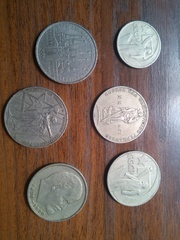 Продам юбилейные,  коллекционные монеты СССР